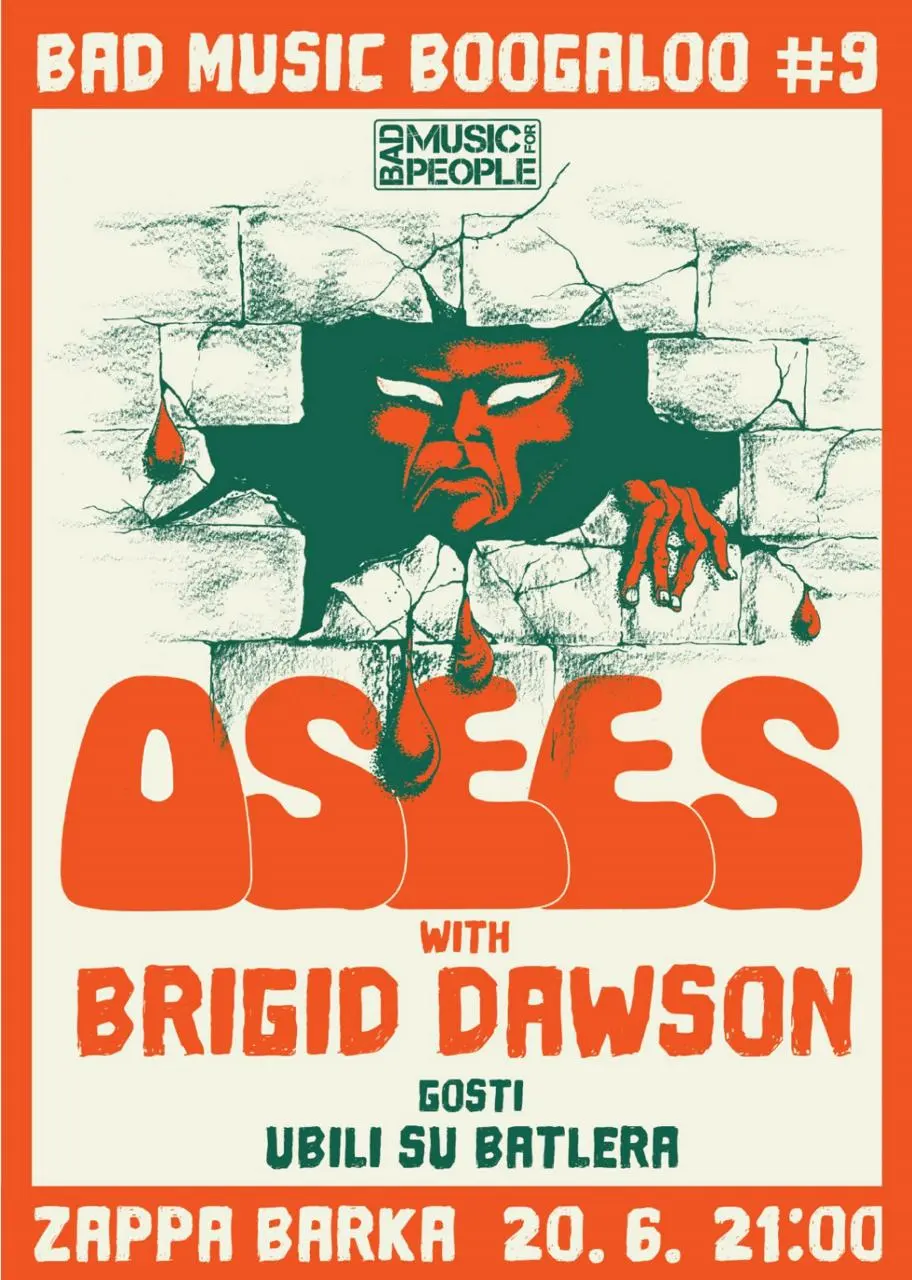 Концерт Osees, вс, 20 июня, 20:00, Zappa Barka