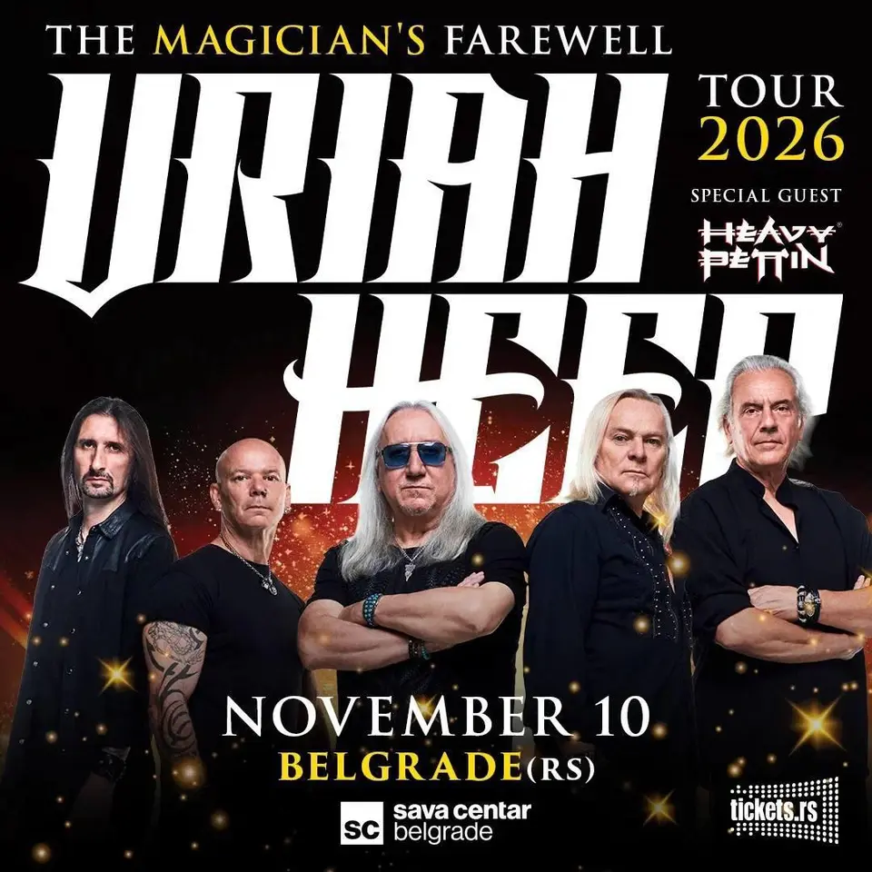 Концерт Uriah Heep в Белграде, вт, 10 ноября, 20:00, Sava Centar
