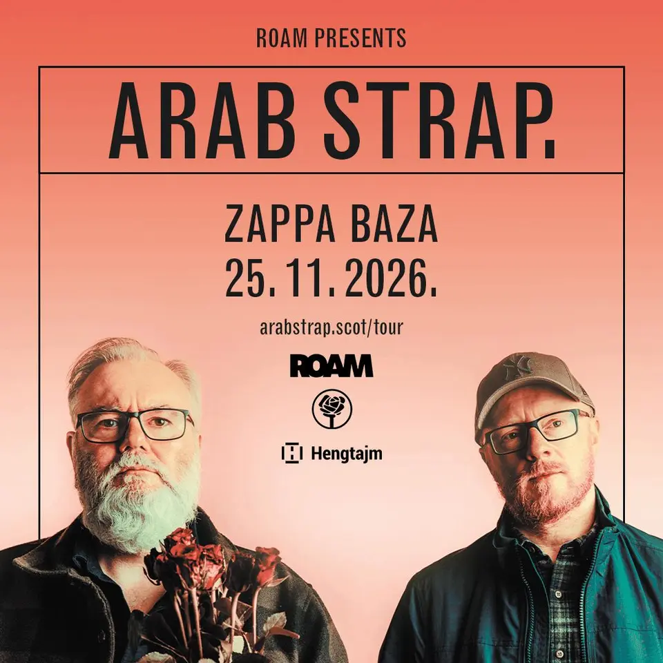 Концерт Arab Strap, ср, 25 ноября, 20:00, Zappa Baza