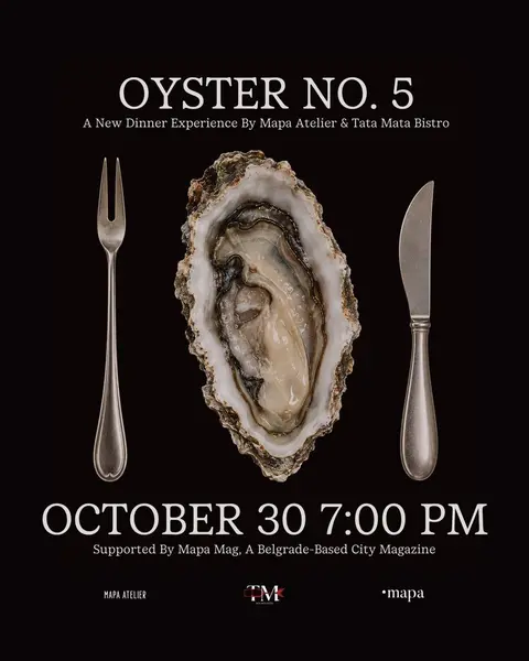 Устричный ужин Oyster No. 5, пт, 30 октября, 19:00, Tata Mata Bistro