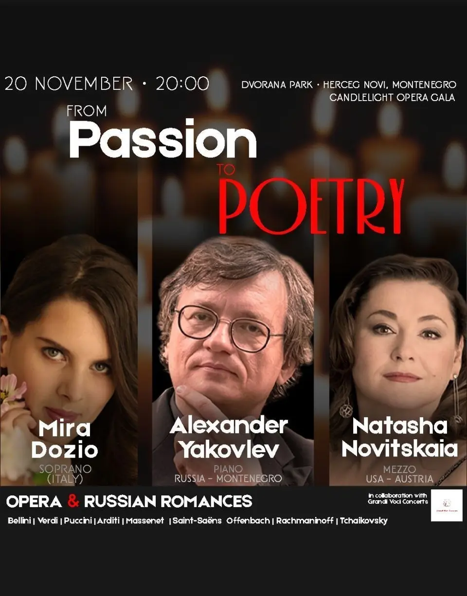 Candlelight Opera Gala, пт, 20 ноября, 20:00, Dvorana Park