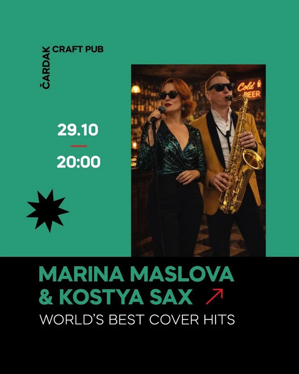 World's Best Cover Hits, чт, 29 октября, 20:00, Čardak Craft Pub