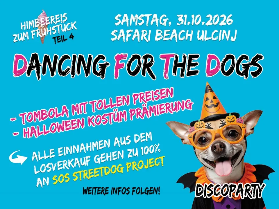 Танцы для собак 2.0, сб, 31 октября, Safari Beach