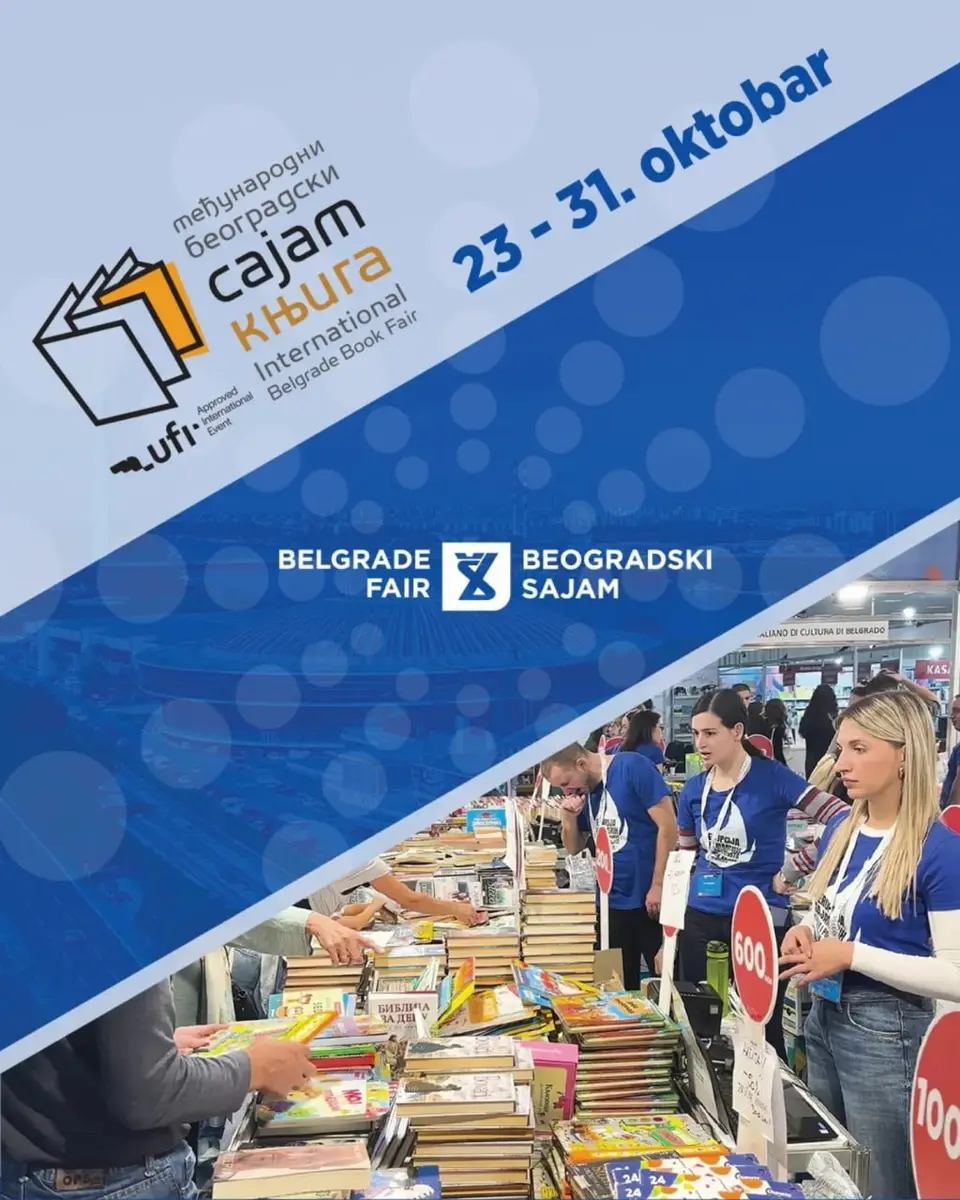 Международная книжная ярмарка, пн, 26 октября, 10:00, Beogradski SAJAM