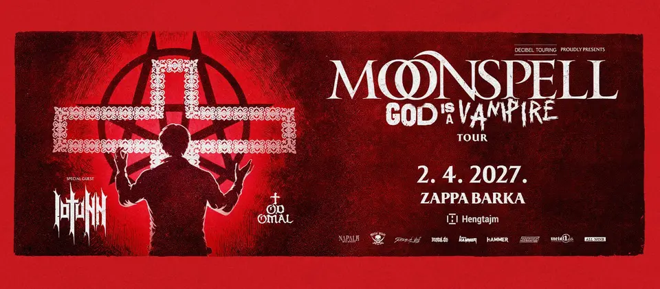 Концерт Moonspell, пт, 2 апреля, 20:00, Zappa Barka