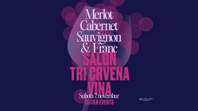 Фестиваль красных вин «Tri crvena vina», сб, 7 ноября, 15:00, Cotier Events