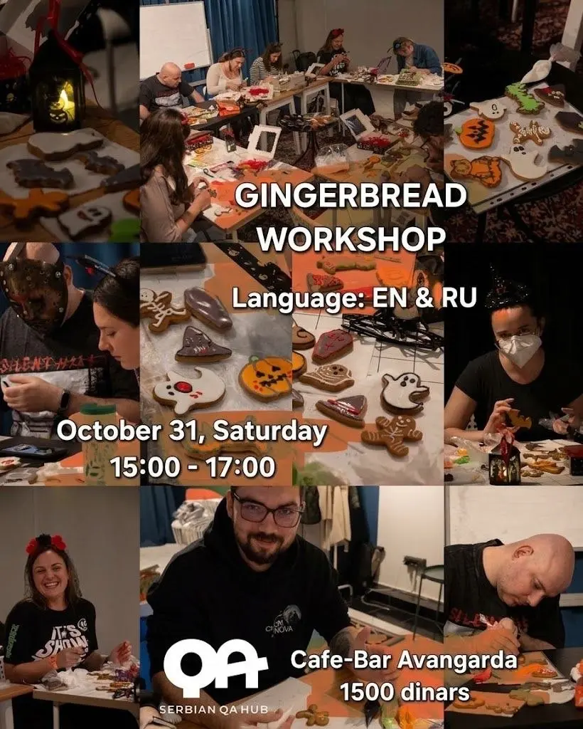Мастер-класс по украшению пряников, сб, 31 октября, 15:00, Cafe-Bar Avangarda