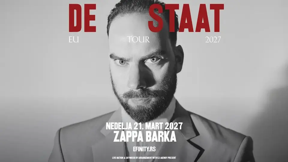 De Staat Becomes De Staat, вс, 21 марта, 19:30, Zappa Barka